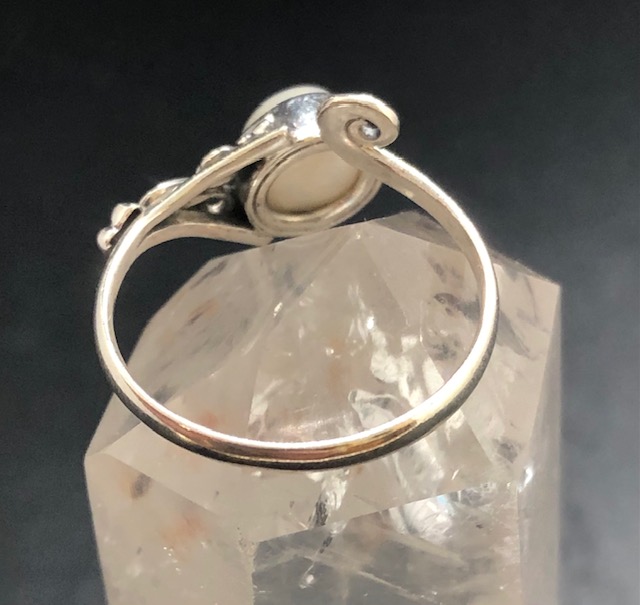 Bague argent 925, nacre M3 – Image 4