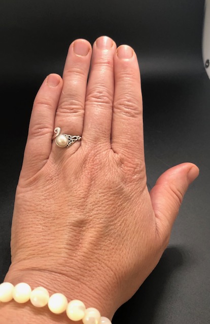 Bague argent 925, nacre M3 – Image 5