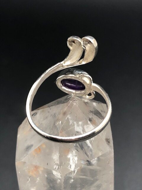 Bague argent 925, améthyste M01 – Image 4