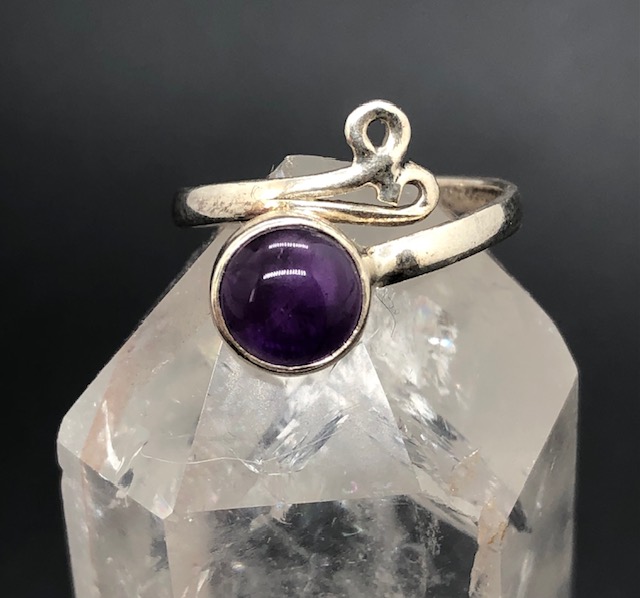 Bague argent 925, améthyste M02 – Image 2