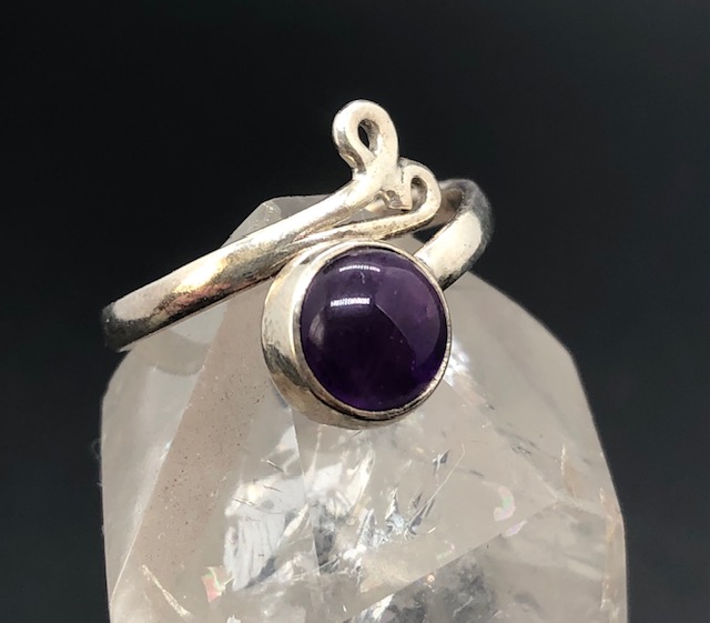 Bague argent 925, améthyste M02 – Image 3