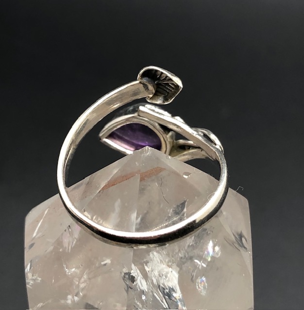 Bague argent 925, améthyste M04 – Image 4
