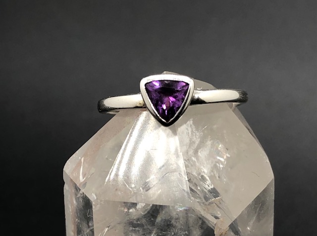 Bague argent 925, améthyste M07 – Image 2