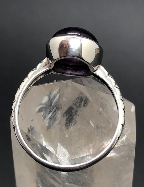Bague argent 925, améthyste M08 – Image 4
