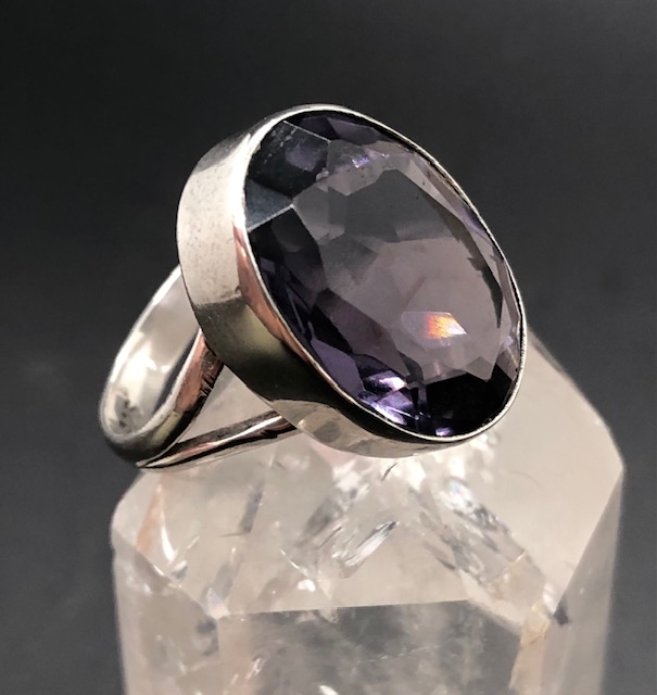 Bague argent 925, améthyste M10 – Image 3