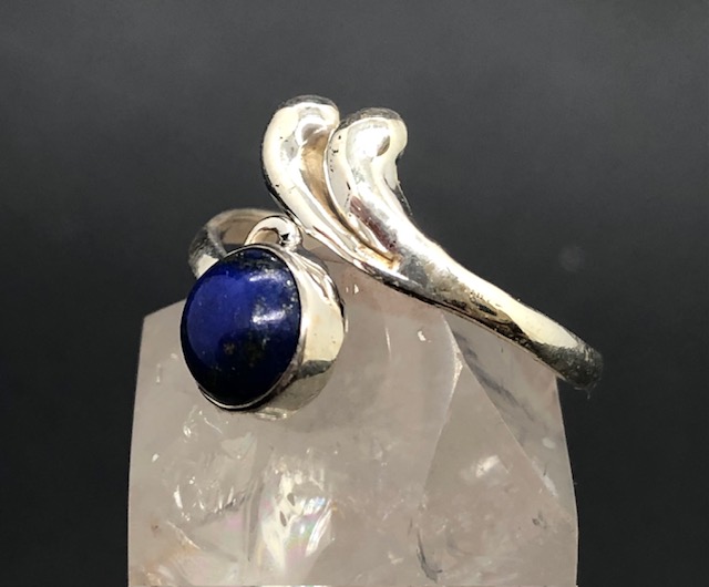 Bague argent 925, lapis-lazuli M01 – Image 3