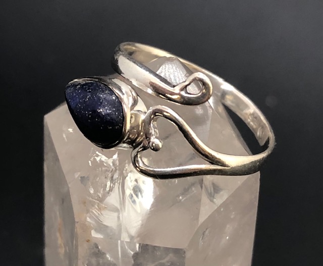 Bague argent 925, lapis-lazuli M02 – Image 3