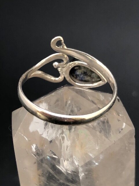 Bague argent 925, lapis-lazuli M02 – Image 4