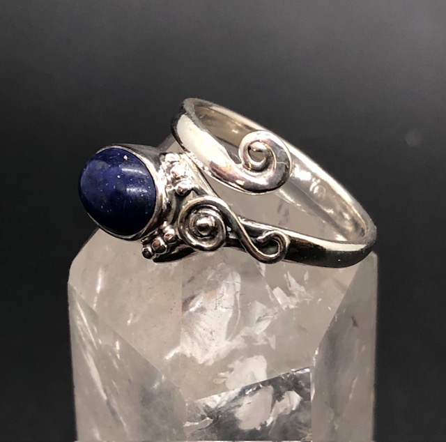 Bague argent 925, lapis-lazuli M03 – Image 3