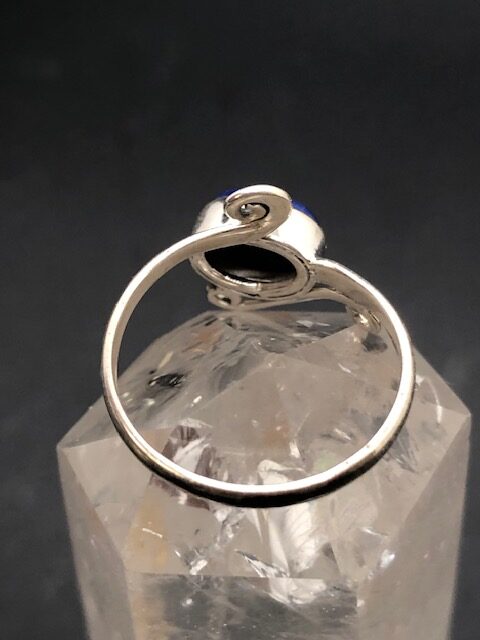 Bague argent 925, lapis-lazuli M05 – Image 4