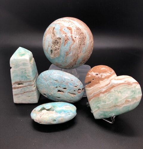 Aragonite bleue