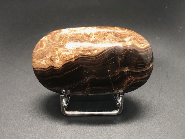 Calcite chocolat (galet 03)