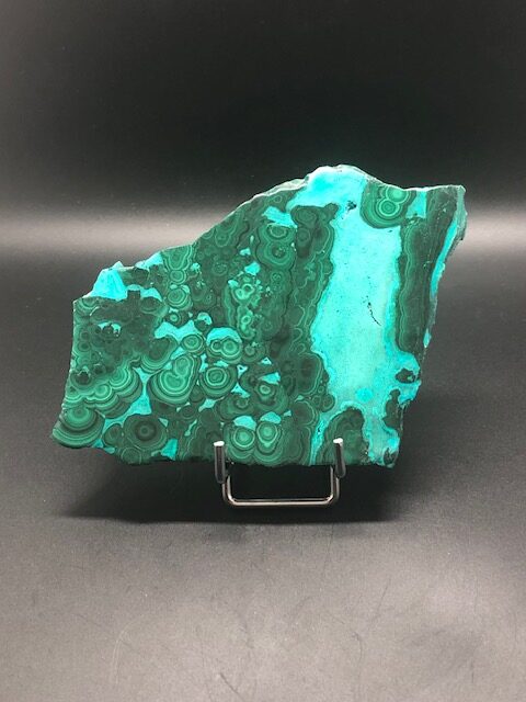 Chrysocolle-malachite (plaque)