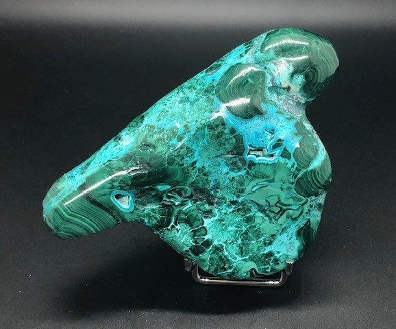 Chrysocolle-malachite (forme libre 12)