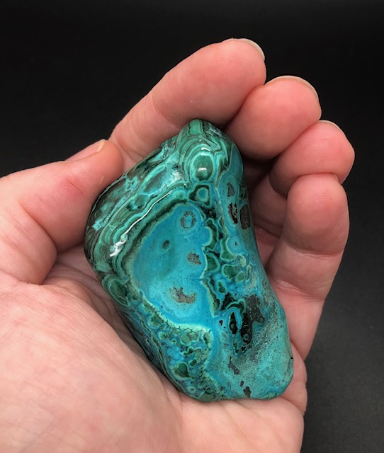 Chrysocolle-malachite (forme libre 06) – Image 4